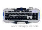 Ergonomic waterproof purple , blue , red led backlight Gaming Keyboard OEM & ODM