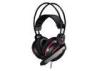 Cool Backlight White & Black Stereo Gaming Headphone , gaming microphone headset for pc