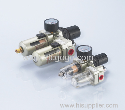 Pneumatic air filter regulator lubricator SMC type FRL Combination with copper filter cartridge