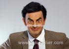 Silicone And Resin Film Star Mr. Bean Celebrity Wax Figures / Celebrity Wax Sculpture