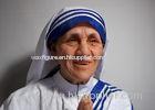 India Realistic Wax Figures Of Mother Teresa , Custom Made Wax Figurines