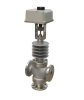 Electric three way control valve