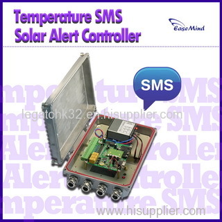 Temperature SMS Solar Alert Controller