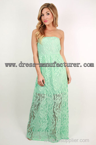 2015 new design wholesale dress oem maxi lace bohemian clothing