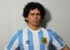 Life Size Sports Star Wax Figure of Maradona handmade realistic waxen figure