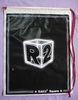 Promotional CPE LDPE Plastic Drawstring Backpack Single Shoulder , Black