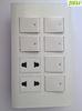 White 250V Electrical Wall Switch Durable For Home Appliances / Lighting