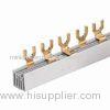 1000mm PVC And Red Copper MCB Bus Bar Up To 100A , Electrical Bus Bar