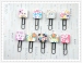 creative wood button paper clips bookmarks