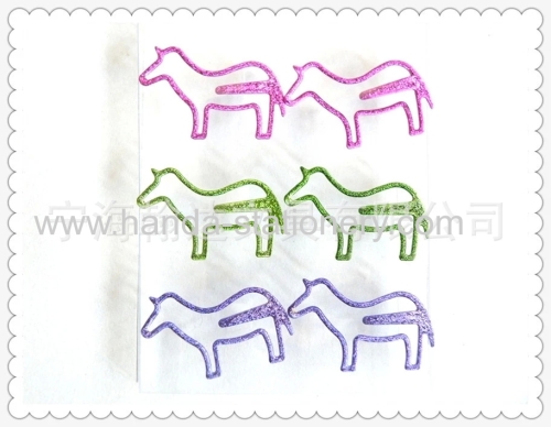 cartoon colourful horse penguin snoopy bookmarks paper clips