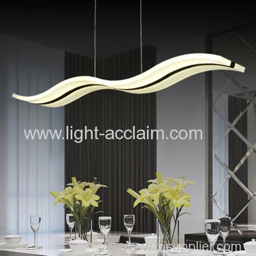 2015 new design wave acrylic LED Chandelier Acrylic led chandelier lamps