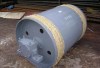 Long life large capacity conveyor head tail pulley with good quality