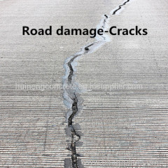 Quick/rapid setting cement material solving concrete crack in driveway