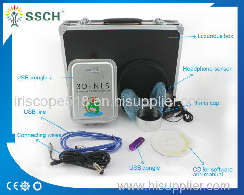 90% Accuracy Home Human Body 3D NLS health Analyzer Machine with Therapy Treatment