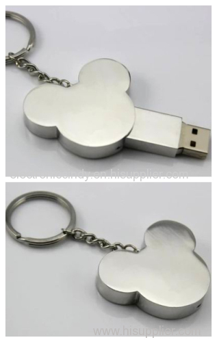 Customized Mickey shape usb flash drive