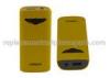 Yellow 5200 Mah Portable External Power Bank for smartphones usb power backup