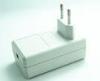 White EU Plug 2 Pins AC Charger Adapter for LED Lights / LCD Monitor