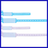 Plastic disposable medical wrist band for hospital