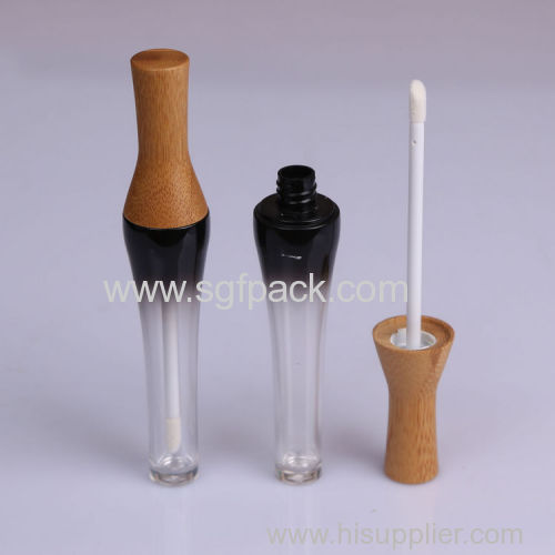 empty cosmetic packaging bamboo lipgloss/mascare/eyeliner bottle/lipstick tube make up container