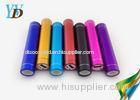 Tube 2000mAh Round Metal 18650 Li-ion Battery Power Bank For Smartphones