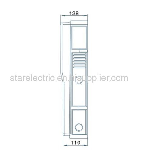 D102T high performance 3 phases transparent electric meter box straight type