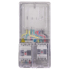 C103T high performance 3 phases transparent electric meter box straight type