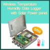 2017 Wireless Temperature Humidity Data Logger with Solar Power panel