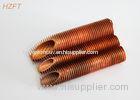 Flue Gas Condensers Integral Copper Finned Tube for Bending and Coiling Purposes
