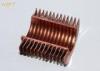 Integral Copper / Copper Nickel Spiral Finned Tube with High Fins for Condensing Boiler