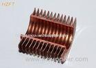 Integral Copper / Copper Nickel Spiral Finned Tube with High Fins for Condensing Boiler