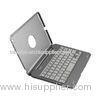 Sliver Tablet PC bluetooth ipad keyboard case OF Aluminum alloy