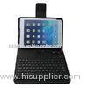 Black Wired Ultrathin leather iPad case with keyboard , 8-pin connect