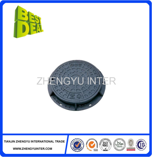 Hot sales good design round ductile iron manhole cover for construction manufacturers price