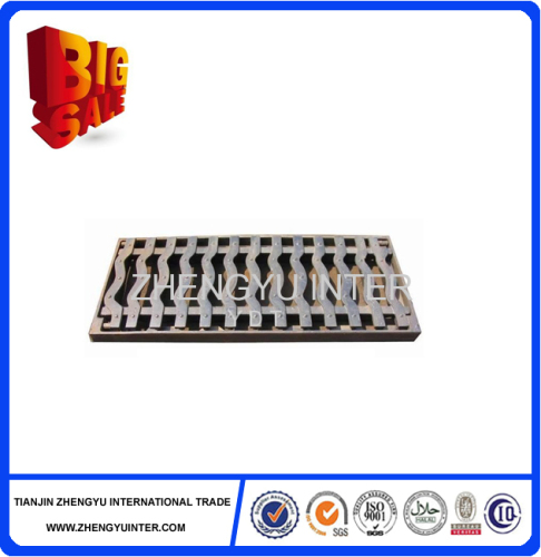 High quality coated sand cast rain grate for road