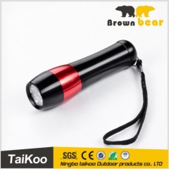 aluminum 9led lr44 torch flashlight