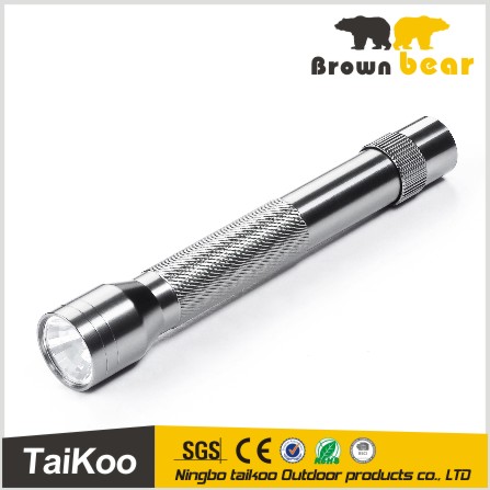 aluminum 5led flashlight with 2*aa battery