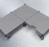 Data Center Floor Tiles XLOA Bare Steel Raised Flooring Systems