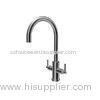 Customized Basin Mixer Taps Double Handle Kitchen Faucet Contemporary