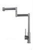 Classic Retractable Wall Mount Pot Filler Faucet with Double Joint Spout