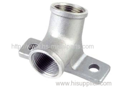 Stainless steel investment casting pipe fitting