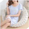 Apparel & Fashion Underwear & Nightwear Pajamas Bamboo fiber YD melange pajama sleep dress for ladies lotus sleeves