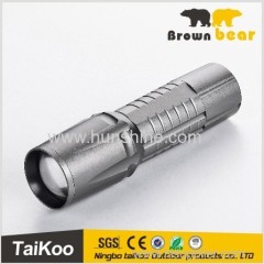 XPG zoomable flashlight battery operated torch
