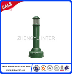 FM-BO-003 CAST IRON METAL Pilona bollard safty bollard galvanized