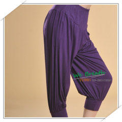 Apparel & Fashion Pants & Shorts YUSON Women's 3/4 Capri pants Bamboo Fiber hidden elastic band