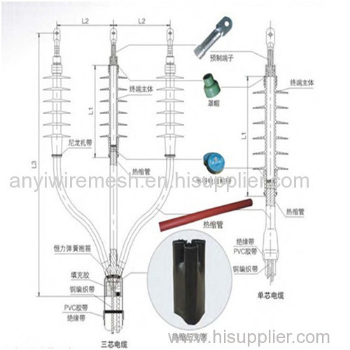 Silicone Rubber Pre-mould Indoor(Outdoor)Termination