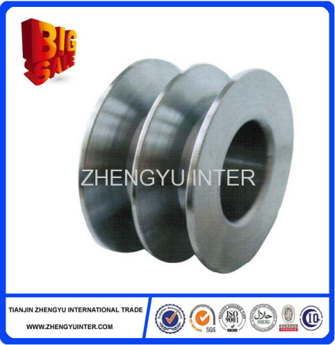 Resin sand mold cast iron belt wheels pulley with bearings casting parts