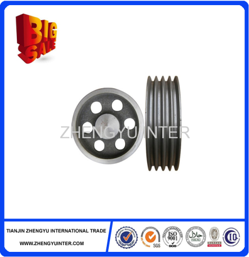 Easy to use and Durable resin sand cast iron v belt pulley belt pulley casting parts