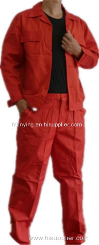 Oil and water repellent work wear