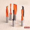 Three Point Woodworking Drill Bits 9mm Tungsten Carbide Drill Bits For High Density Plank