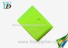 ABS Plastic 11200mAh Rechargeable Green Small Bread Battery Bank for Mobile
